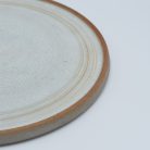 WHITE FLATE PLATE WOOD FIRED