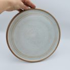 WHITE FLATE PLATE WOOD FIRED