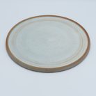 WHITE FLATE PLATE WOOD FIRED