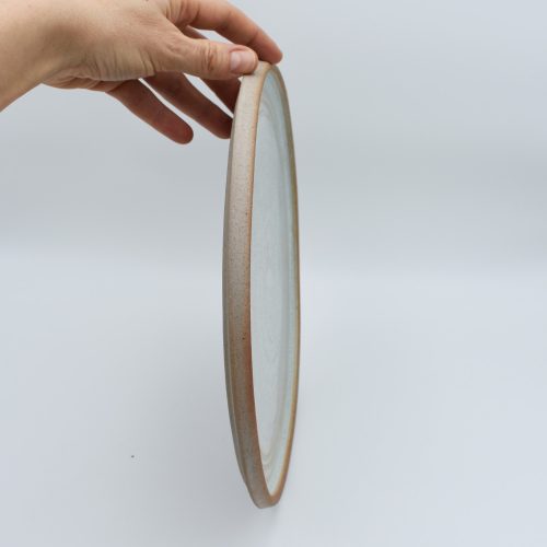 WHITE FLATE PLATE WOOD FIRED